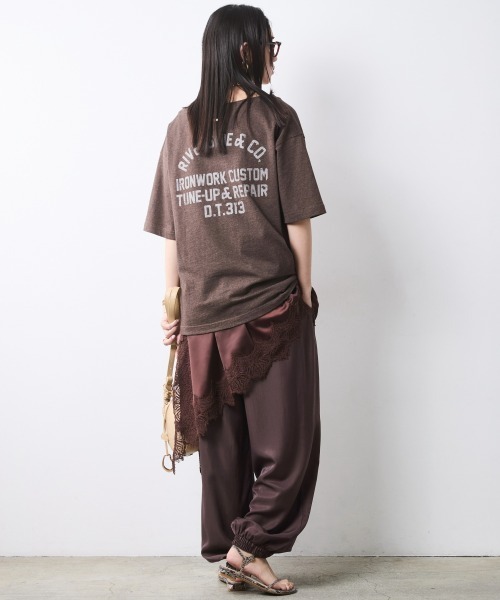 CHIC STYLE(シックスタイル)の「バルーンパンツ<大きいサイズ有>シックスタイル(その他パンツ・レディース・ブラック/ブラウン系・M/L/LL/3L/4L/5L)」の14枚目の写真