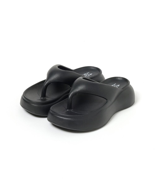 LAKOLE(ラコレ)の「EVAぷっくりトングサンダル / 638021(サンダル・レディース・サンドグレー/ブラック・SMALL/MEDIUM/LARGE)」の16枚目の写真