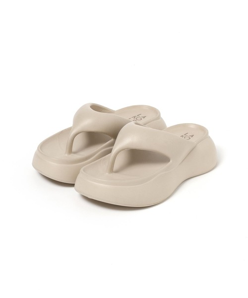 LAKOLE(ラコレ)の「EVAぷっくりトングサンダル / 638021(サンダル・レディース・サンドグレー/ブラック・SMALL/MEDIUM/LARGE)」の17枚目の写真
