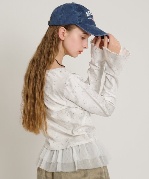w closet（ダブルクローゼット）の「国旗柄キャップ（キャップ・レディース・ネイビー/ブラウン/チャコールグレー・FREE）」の18枚目の写真