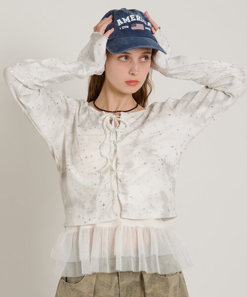 w closet（ダブルクローゼット）の「国旗柄キャップ（キャップ・レディース・ネイビー/ブラウン/チャコールグレー・FREE）」の19枚目の写真
