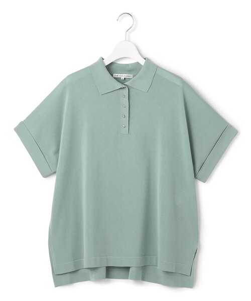 23区 L(ニジュウサンクオオキイサイズ)の「リラクシー ポロニット(ニット/セーター・レディース・モスグリーン系/ベージュ系/ダークブラウン系/ネイビー系・46/44)」の18枚目の写真