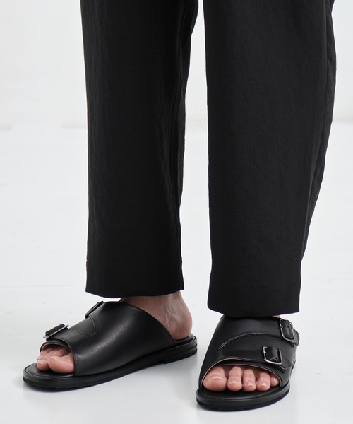 Vibram　サンダル 8 1/2　フットザコーチャー foot the coacher / フットザコーチャー】DOUBLE BELT SANDALS(VIBRAM