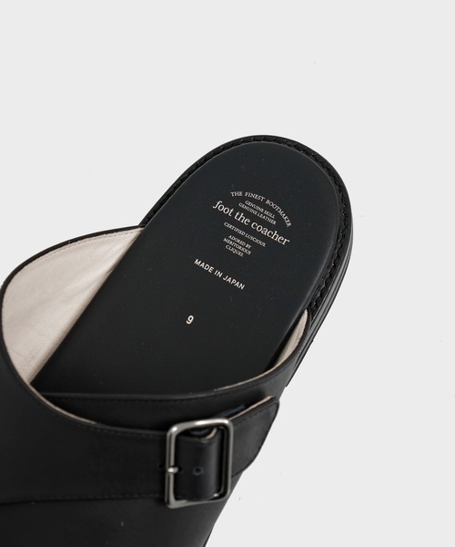 foot the coacher(フットザコーチャー)の「【foot the coacher / フットザコーチャー】DOUBLE BELT SANDALS(VIBRAM TILE MORFLEX)(サンダル・メンズ・ブラック・7/8/9)」の6枚目の写真