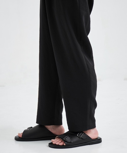 foot the coacher(フットザコーチャー)の「【foot the coacher / フットザコーチャー】DOUBLE BELT SANDALS(VIBRAM TILE MORFLEX)(サンダル・メンズ・ブラック・7/8/9)」の8枚目の写真