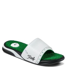 REEF（リーフ）の「REEF メンズ MULLIGAN SLIDE ビーチサンダル 【2026年春夏モデル】/ルーフゴルフモチーフサンダル（ゴルフグッズ）」