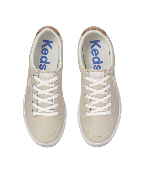 Keds(ケッズ)の「Keds ケッズ クレスト PU ナチュラルホワイト(スニーカー・レディース・ホワイト・25.0cm/24.0cm/23.0cm)」の3枚目の写真