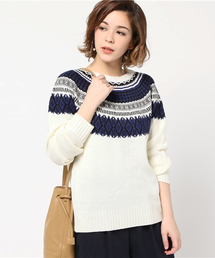 Discoat Parisien | ノルディック柄プルオーバー(ニット/セーター)