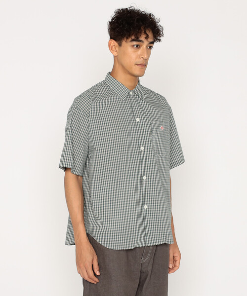 DANTON(ダントン)の「Men's T/C Poplin Short Sleeve Work Shirt(シャツ/ブラウス・メンズ・ホワイト系その他/グレー系その他/ブルー系その他5/ブルー系その他/グリーン系その他/グリーン系その他2・42/40/44/38)」の16枚目の写真