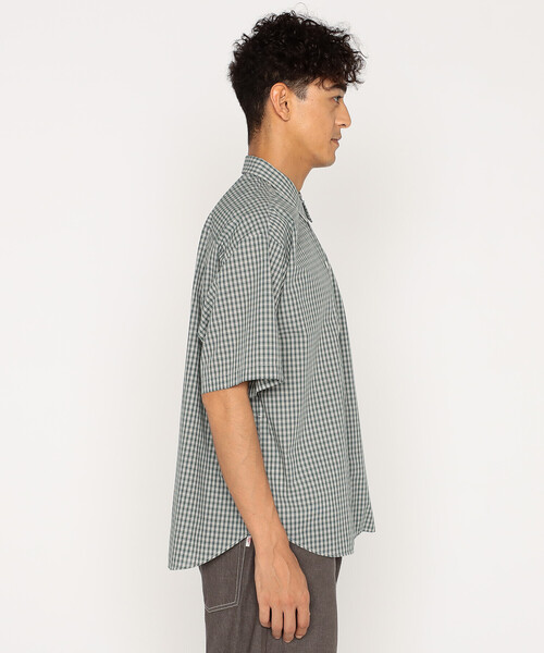 DANTON(ダントン)の「Men's T/C Poplin Short Sleeve Work Shirt(シャツ/ブラウス・メンズ・ホワイト系その他/グレー系その他/ブルー系その他5/ブルー系その他/グリーン系その他/グリーン系その他2・42/40/44/38)」の15枚目の写真