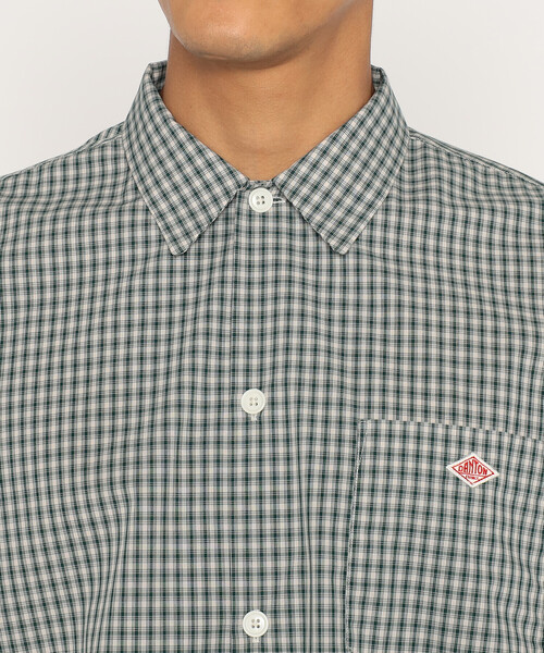 DANTON(ダントン)の「Men's T/C Poplin Short Sleeve Work Shirt(シャツ/ブラウス・メンズ・ホワイト系その他/グレー系その他/ブルー系その他5/ブルー系その他/グリーン系その他/グリーン系その他2・42/40/44/38)」の12枚目の写真