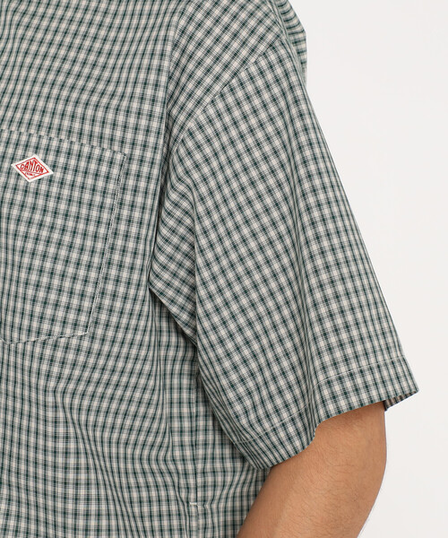 DANTON(ダントン)の「Men's T/C Poplin Short Sleeve Work Shirt(シャツ/ブラウス・メンズ・ホワイト系その他/グレー系その他/ブルー系その他5/ブルー系その他/グリーン系その他/グリーン系その他2・42/40/44/38)」の11枚目の写真