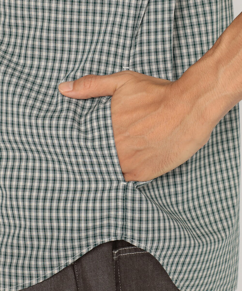 DANTON(ダントン)の「Men's T/C Poplin Short Sleeve Work Shirt(シャツ/ブラウス・メンズ・ホワイト系その他/グレー系その他/ブルー系その他5/ブルー系その他/グリーン系その他/グリーン系その他2・42/40/44/38)」の10枚目の写真