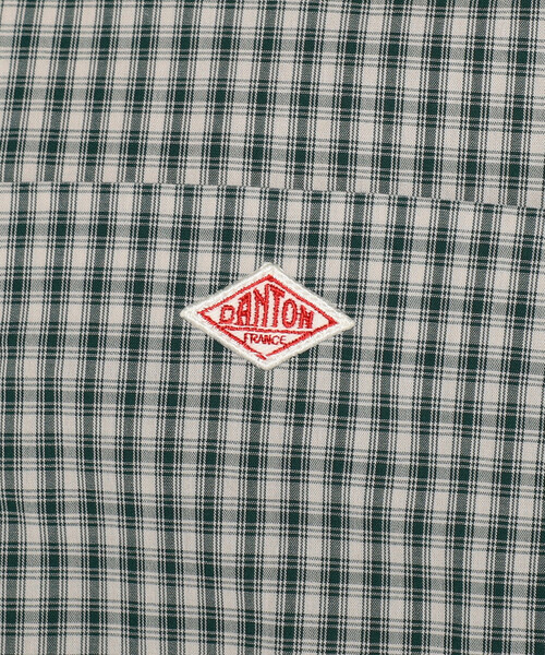 DANTON(ダントン)の「Men's T/C Poplin Short Sleeve Work Shirt(シャツ/ブラウス・メンズ・ホワイト系その他/グレー系その他/ブルー系その他5/ブルー系その他/グリーン系その他/グリーン系その他2・42/40/44/38)」の7枚目の写真