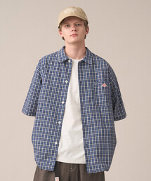 DANTON（ダントン）の「Men's T/C Poplin Short Sleeve Work Shirt（シャツ/ブラウス）」