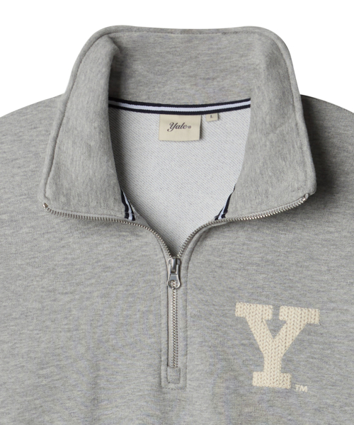 YALE(イェール)の「Yロゴハーフジップスウェットシャツ_グレー(スウェット・レディース・その他・SMALL/MEDIUM/LARGE/X-LARGE)」の3枚目の写真