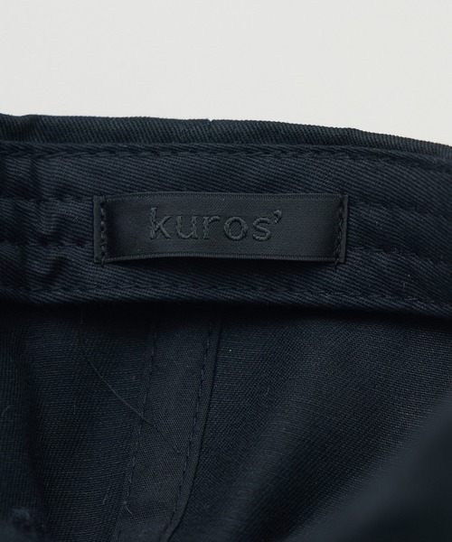 kuros'(クロス)の「【kuros'オリジナル】kuros’ロゴキャップ 男女兼用(キャップ・レディース・ホワイト/ブラック・FREE)」の19枚目の写真