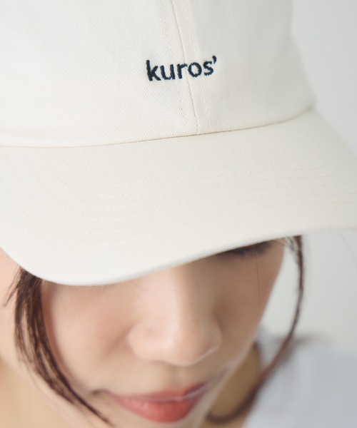 kuros'(クロス)の「【kuros'オリジナル】kuros’ロゴキャップ 男女兼用(キャップ・レディース・ホワイト/ブラック・FREE)」の8枚目の写真