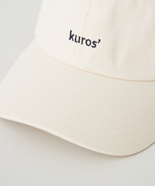 kuros'(クロス)の「【kuros'オリジナル】kuros’ロゴキャップ 男女兼用(キャップ・レディース・ホワイト/ブラック・FREE)」の10枚目の写真
