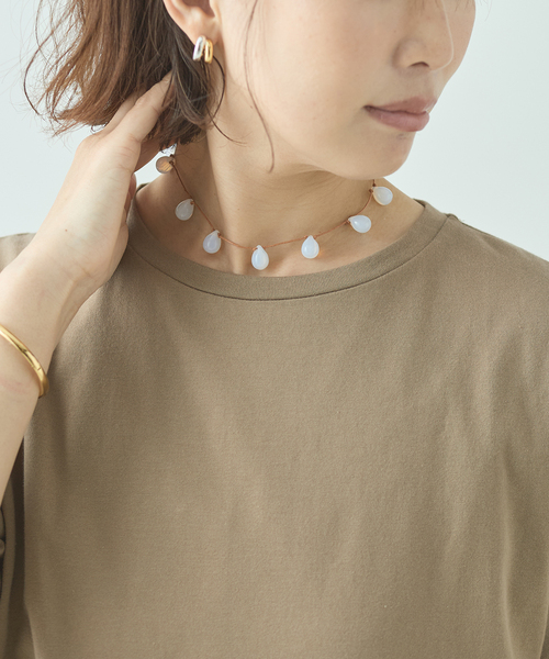 Sisi Joia(シシジョイア)の「SISI JOIA/シシジョイア NOUE necklace ネックレス(ネックレス・レディース・アイボリー/ブラック・FREE)」の4枚目の写真