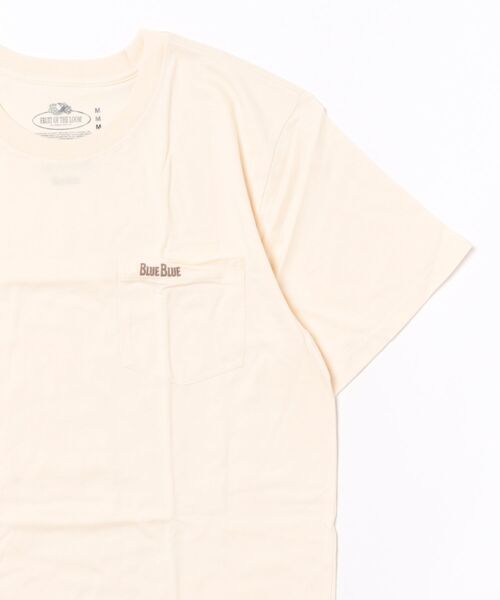 BLUE BLUE(ブルーブルー)の「FRUIT OF THE LOOM×BLUE BLUE /オーガニックコットン2パックCNポケットTシャツ26(Tシャツ/カットソー・メンズ・ネイビー/ナチュラル・XL/M/S/L)」の15枚目の写真
