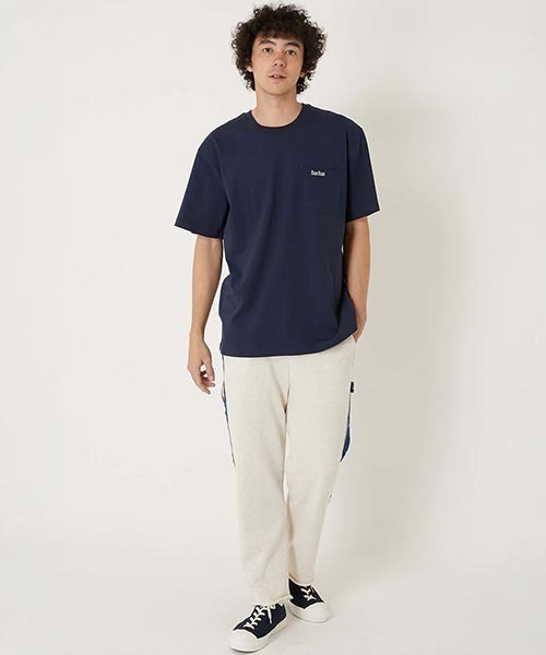 BLUE BLUE(ブルーブルー)の「FRUIT OF THE LOOM×BLUE BLUE /オーガニックコットン2パックCNポケットTシャツ26(Tシャツ/カットソー・メンズ・ネイビー/ナチュラル・XL/M/S/L)」の8枚目の写真
