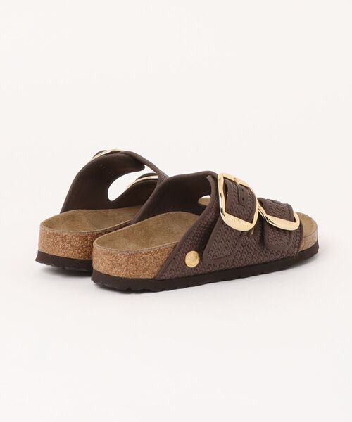 BIRKENSTOCK(ビルケンシュトック)の「ビルケンシュトック 1031418 Arizona Big Buckle TEX Raffia Carafe 【NARROW幅】 アリゾナ ビッグバックル ラフィア カラフェ ナロー幅(サンダル・レディース・ダークブラウン・38/39/36/37/35)」の2枚目の写真