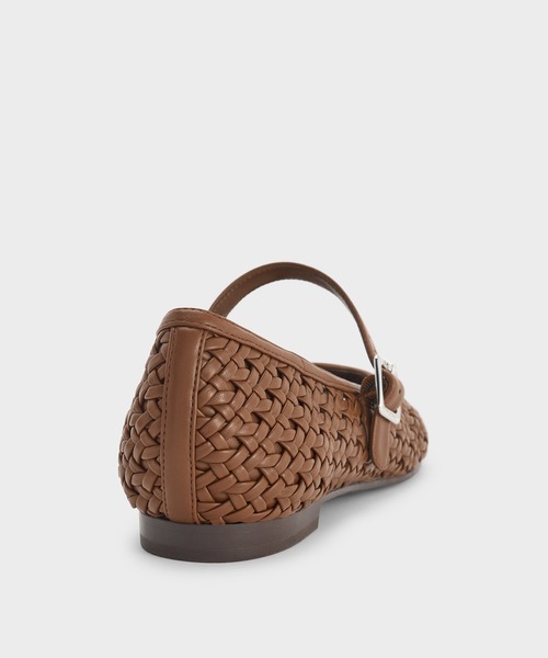 CHARLES & KEITH(チャールズ & キース)の「ウーブン メリージェーン フラット(パンプス・レディース・ブラウン/クリーム/ブラック・25cm/24.5cm/23.5cm/23cm/22.5cm)」の9枚目の写真