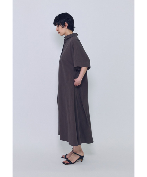 1er Arrondissement(プルミエアロンディスモン)の「ドルマンスリーブシャツワンピース(ドレス・レディース・ブルー系その他3/モカ・36/38)」の14枚目の写真