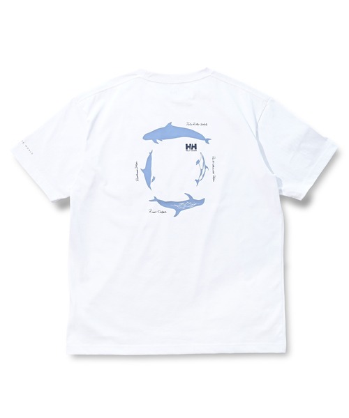 HELLY HANSEN(ヘリーハンセン)の「【HELLY HANSEN】HELLY HANSEN SMILES Tシャツ(Tシャツ/カットソー・レディース・ライトグリーン系/ホワイト・S/M/L/XL)」の1枚目の写真