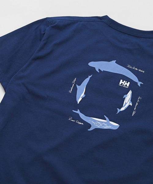 HELLY HANSEN(ヘリーハンセン)の「【HELLY HANSEN】HELLY HANSEN SMILES Tシャツ(Tシャツ/カットソー・レディース・ライトグリーン系/ホワイト・S/M/L/XL)」の6枚目の写真