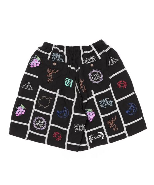 Universal Style Wear(ユニバーサルスタイルウェア)の「Universal Style Wear/ユニバーサルスタイルウェア Patchwork embroidery shorts(その他パンツ・メンズ・ブラック・LARGE/MEDIUM)」の10枚目の写真
