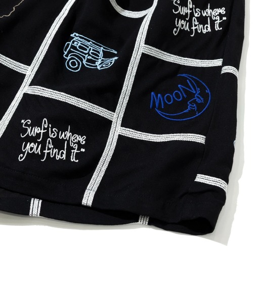 Universal Style Wear(ユニバーサルスタイルウェア)の「Universal Style Wear/ユニバーサルスタイルウェア Patchwork embroidery shorts(その他パンツ・メンズ・ブラック・LARGE/MEDIUM)」の5枚目の写真