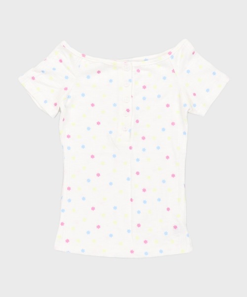 SPINNS（スピンズ）の「総柄半袖カットソー/ヘンリーネック/小花柄/星/全5種（Tシャツ/カットソー・レディース・その他5/その他4/その他3/その他2/その他1・ONESIZE）」の19枚目の写真