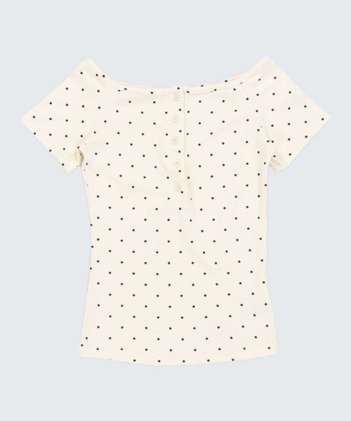 SPINNS（スピンズ）の「総柄半袖カットソー/ヘンリーネック/小花柄/星/全5種（Tシャツ/カットソー・レディース・その他5/その他4/その他3/その他2/その他1・ONESIZE）」の17枚目の写真