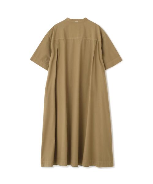 MHL.(エムエイチエル)の「GARMENT DYED COTTON POPLIN(ワンピース・レディース・ネイビー/ベージュ・2/1)」の5枚目の写真