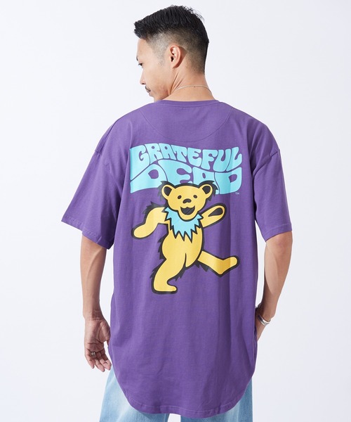 Grateful Dead(グレイトフルデッド)の「【GRATEFUL DEAD】 オーバーサイズ 半袖Tシャツ(Tシャツ/カットソー・メンズ・ホワイト/パープル/オレンジ・MEDIUM/LARGE/X-LARGE)」の2枚目の写真