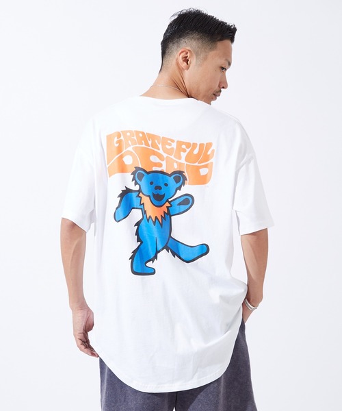 Grateful Dead(グレイトフルデッド)の「【GRATEFUL DEAD】 オーバーサイズ 半袖Tシャツ(Tシャツ/カットソー・メンズ・ホワイト/パープル/オレンジ・MEDIUM/LARGE/X-LARGE)」の1枚目の写真