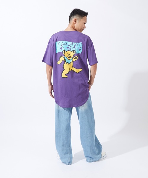 Grateful Dead(グレイトフルデッド)の「【GRATEFUL DEAD】 オーバーサイズ 半袖Tシャツ(Tシャツ/カットソー・メンズ・ホワイト/パープル/オレンジ・MEDIUM/LARGE/X-LARGE)」の9枚目の写真