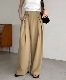 CAPRICIEUX LE'MAGE | ホックベルトワイドパンツ(その他パンツ)