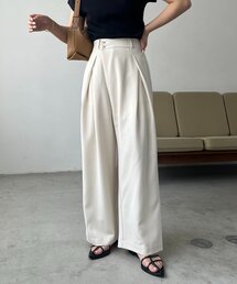 CAPRICIEUX LE'MAGE | ホックベルトワイドパンツ(その他パンツ)