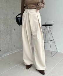 ホックベルトワイドパンツ