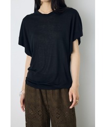 ドレープフレンチスリーブTシャツ