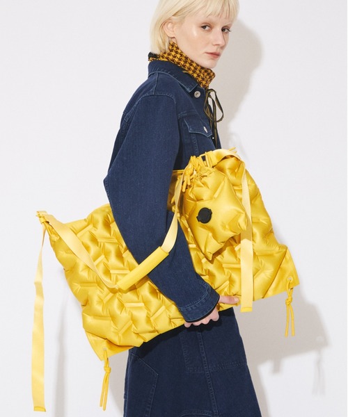 beautiful people(ビューティフルピープル)の「Aerotecture large bag(ショルダーバッグ・レディース・イエロー/ターコイズブルー/ブラック・FREE)」の7枚目の写真