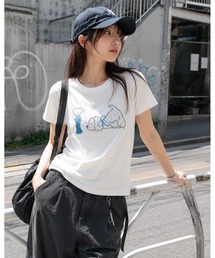 ゆるかわドッグ刺しゅうTシャツ