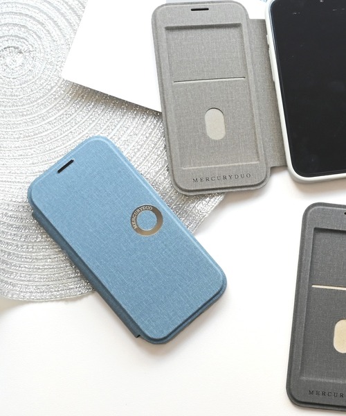 MERCURYDUO(マーキュリーデュオ)の「iPhone17 ケース iPhone16 iPhone15 iPhone14 iPhone13 マーキュリーデュオ MagSafe 対応 薄型手帳ケース(スマホケース/カバー・メンズ・ライトグレー/チャコールグレー/グレイッシュブルー・iPhone 17/iPhone 16/iPhone 13/14/15)」の3枚目の写真