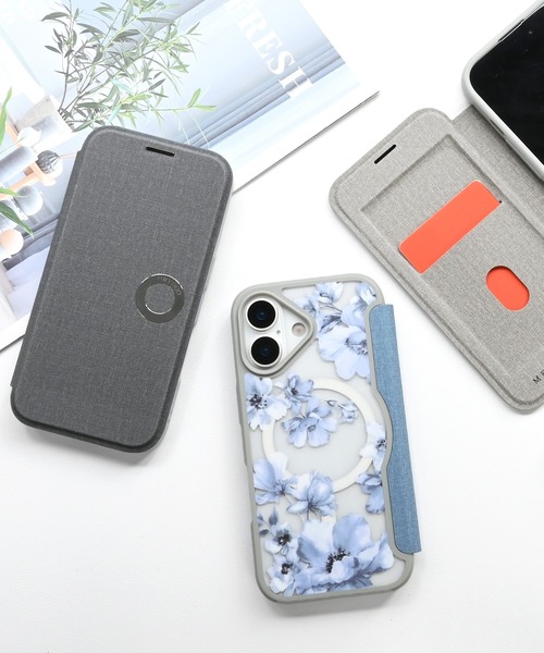 MERCURYDUO(マーキュリーデュオ)の「iPhone17 ケース iPhone16 iPhone15 iPhone14 iPhone13 マーキュリーデュオ MagSafe 対応 薄型手帳ケース(スマホケース/カバー・メンズ・ライトグレー/チャコールグレー/グレイッシュブルー・iPhone 17/iPhone 16/iPhone 13/14/15)」の1枚目の写真