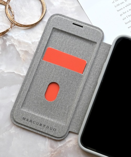 MERCURYDUO(マーキュリーデュオ)の「iPhone17 ケース iPhone16 iPhone15 iPhone14 iPhone13 マーキュリーデュオ MagSafe 対応 薄型手帳ケース(スマホケース/カバー・メンズ・ライトグレー/チャコールグレー/グレイッシュブルー・iPhone 17/iPhone 16/iPhone 13/14/15)」の6枚目の写真