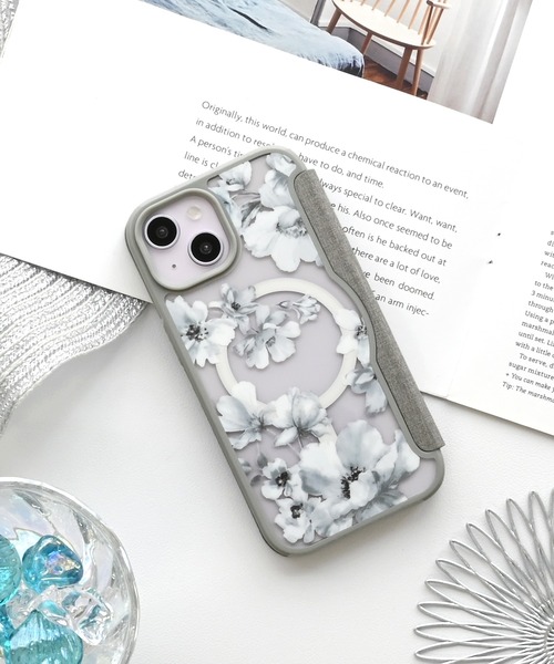 MERCURYDUO(マーキュリーデュオ)の「iPhone17 ケース iPhone16 iPhone15 iPhone14 iPhone13 マーキュリーデュオ MagSafe 対応 薄型手帳ケース(スマホケース/カバー・メンズ・ライトグレー/チャコールグレー/グレイッシュブルー・iPhone 17/iPhone 16/iPhone 13/14/15)」の14枚目の写真
