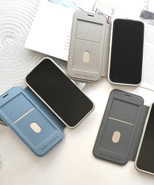 MERCURYDUO(マーキュリーデュオ)の「iPhone17 ケース iPhone16 iPhone15 iPhone14 iPhone13 マーキュリーデュオ MagSafe 対応 薄型手帳ケース(スマホケース/カバー・メンズ・ライトグレー/チャコールグレー/グレイッシュブルー・iPhone 17/iPhone 16/iPhone 13/14/15)」の10枚目の写真